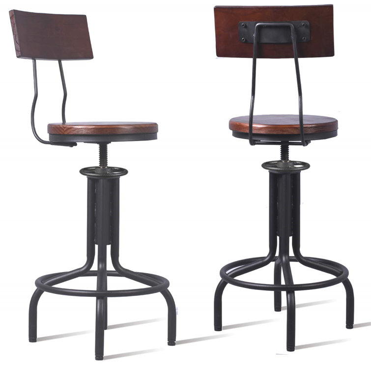 URBNLIVING Height Adjustable Bar Stool Wayfair.co.uk